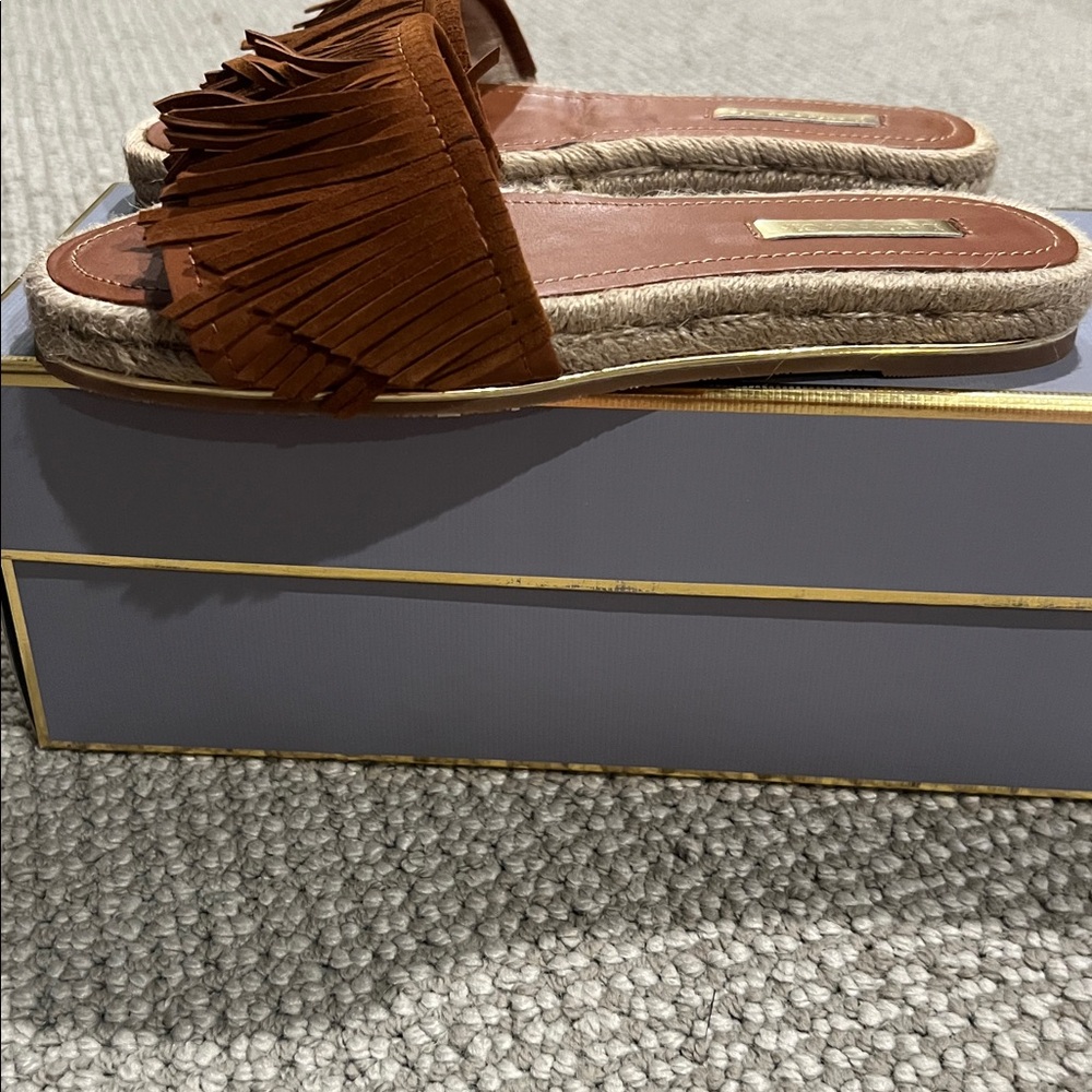 Louise et Cie Brown Fringe Women's Sandals size 5.5 - Picture 8 of 8